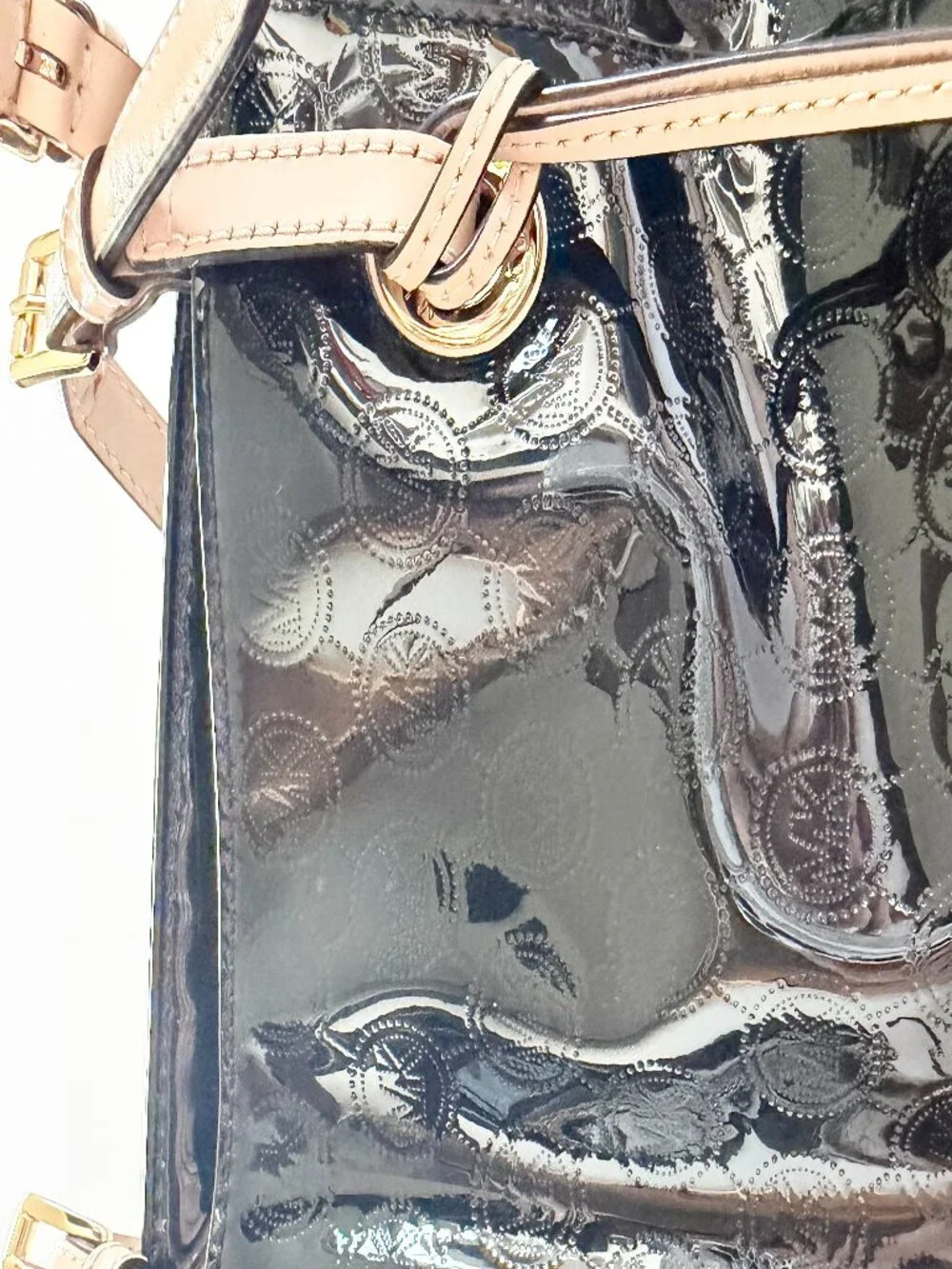 Michael Kors Jet Set Patent Leather Tote
